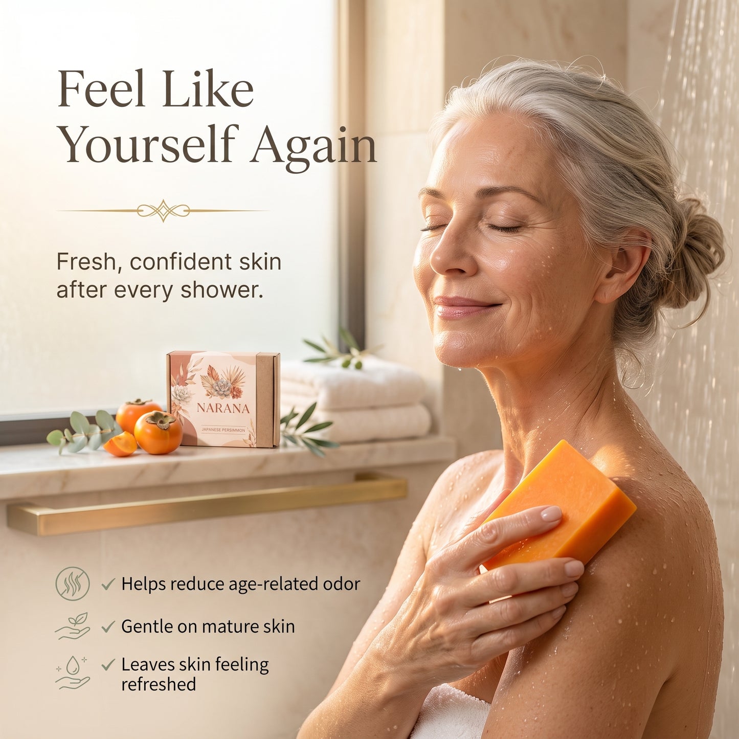 Narana Persimmon Soap Bar